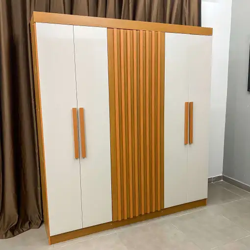Guarda Roupa Cairo Casal 6 Portas 2 Gavetas Rufato