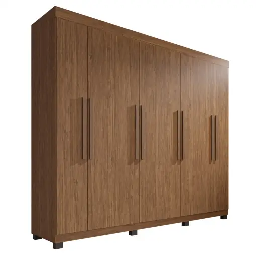 Guarda Roupa Milão Casal 8 Portas 4 Gavetas Imop