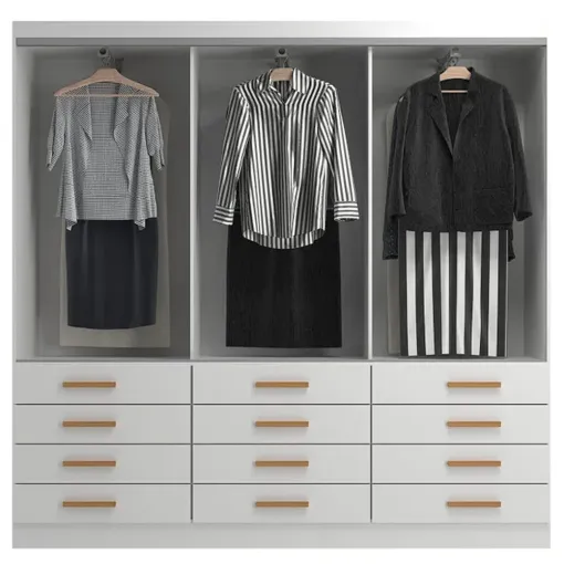 Guarda Roupa New Monaco Casal 6 Portas 12 Gavetas Evidencia