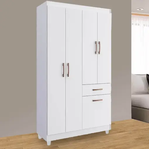 Guarda Roupa New Marbella Solteiro 5 Portas 1 Gaveta