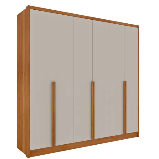 Guarda Roupa Fortuna Casal 6 Portas 6 Gavetas Tcil
