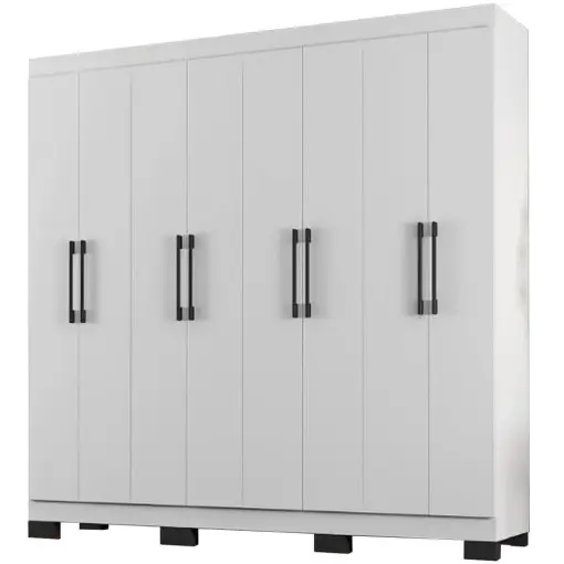 Guarda Roupa B2348 Casal 8 Portas 4 Gavetas Araplac