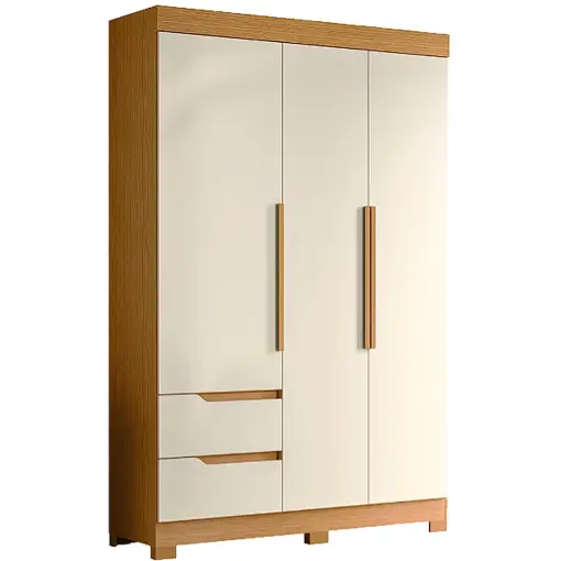 Guarda Roupa Vivace Solteiro 3 Portas 2 Gavetas Albatroz