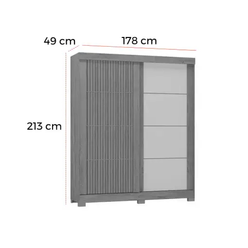 Guarda Roupa Montana Casal 2 Portas 2 Gavetas Atualle