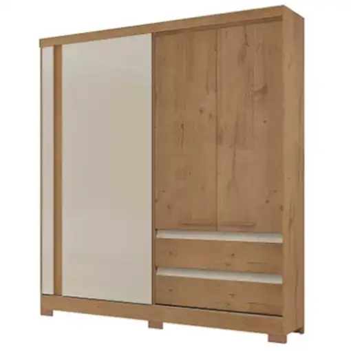 Guarda Roupa Condor Casal 3 Portas 2 Gavetas Atualle
