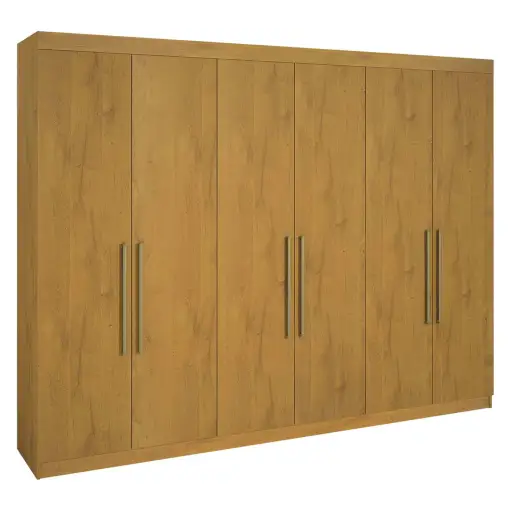 Guarda Roupa Da Vinci 6 Portas 6 Gavetas Casal D Doro