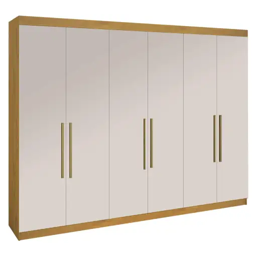 Guarda Roupa Da Vinci 6 Portas 6 Gavetas Casal D Doro