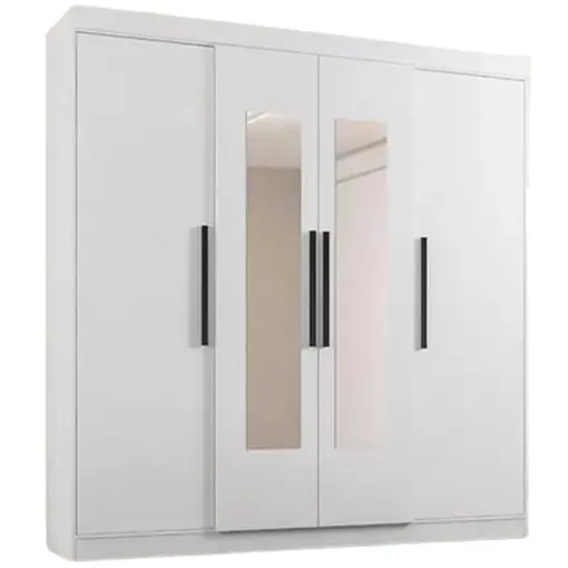 Guarda Roupa B23066 Casal 4 Portas 3 Gavetas Araplac