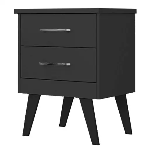 Mesa de Cabeceira Thor 2 Gavetas Rud Rack