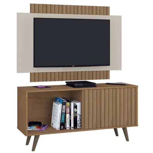 Rack com Painel Malaga para TV até 50 Polegadas 1 Porta Atualle