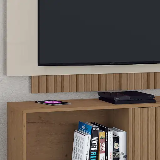 Rack com Painel Malaga para TV até 50 Polegadas 1 Porta Atualle
