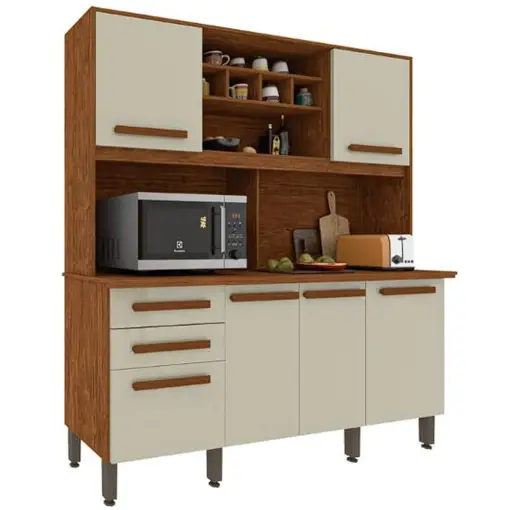Armário de Cozinha Luna 6 Portas 2 Gavetas Imop