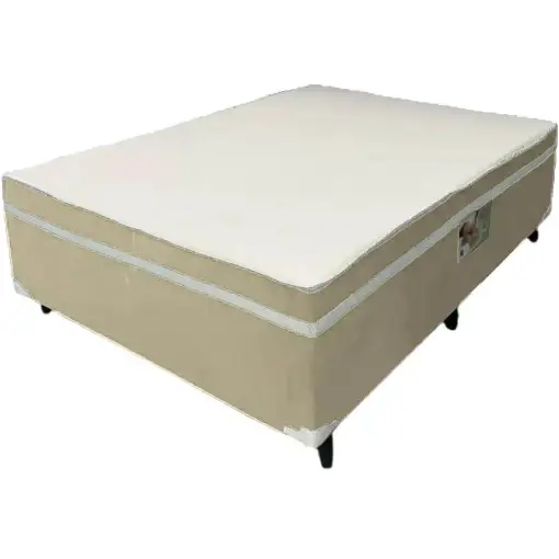 Cama Box Alto Nivel Casal com Molas Ensacadas 138x188x60cm