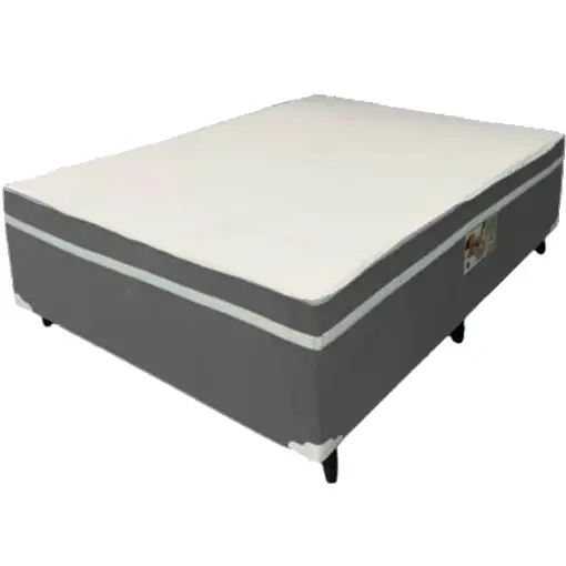 Cama Box Alto Nivel Casal com Molas Ensacadas 138x188x60cm