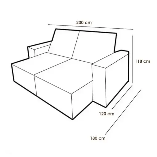 Sofá Sorrento 4 Lugares Retrátil e Reclinável Tecido Linho 230cm Innove