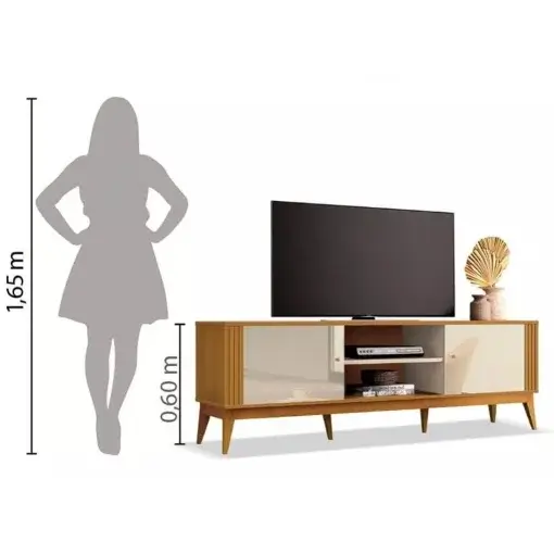 Rack Legacy 160cm para TV até 60 Polegadas EDN