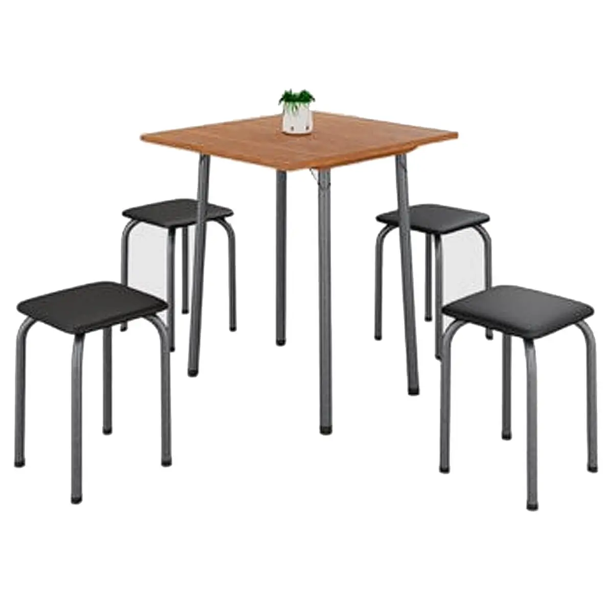 Mesa Dobrável Luana com 4 Banquetas Imop