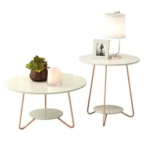 Conjunto Liz Mesa de Centro e Lateral EJ