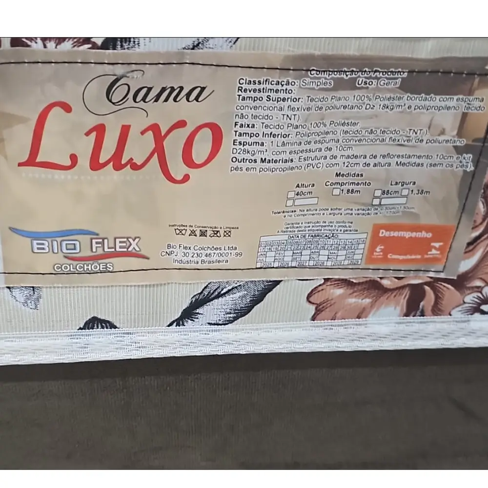 Cama Box Luxo Casal Ortopédica