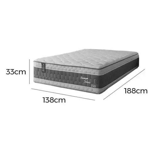 Colchão Versalhes Casal D45 com Molas Ensacadas 33x188x138 Sobral Rezende