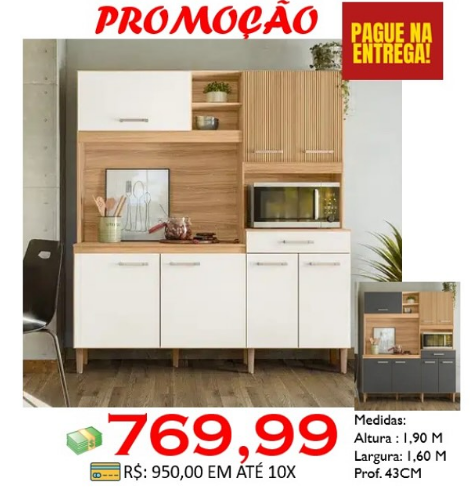 Armário de Cozinha Yara