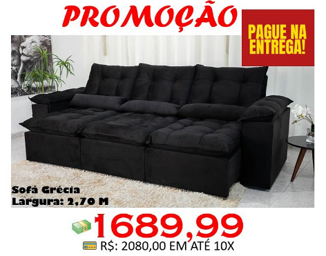 Sofá Grécia 2,70m