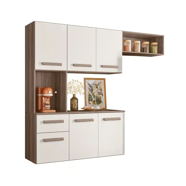 COZINHA SUSPENSA GIULIA 1.60 C/ 6 PORTAS 01 GAVETA – NICIOLI