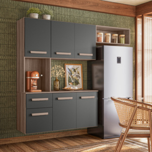 COZINHA SUSPENSA GIULIA 1.60 C/ 6 PORTAS 01 GAVETA – NICIOLI