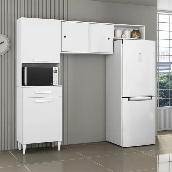 COZINHA ISABELLE 2.0 COMPACTA C/ 4 PORTAS E 1 GAVETA – ARAMÓVEIS