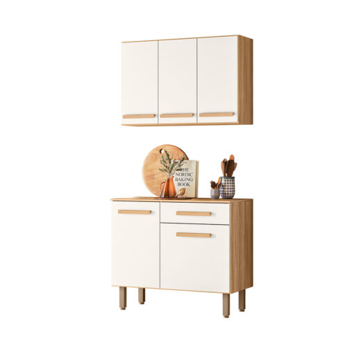 COMBO COZINHA LEMON 90CM – AÉREO E BALCÃO