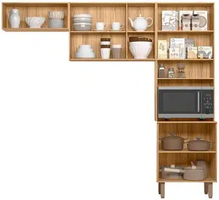 COZINHA LEMON 2.20 – 8 PORTAS E ESPAÇO PARA FORNO – NICIOLI