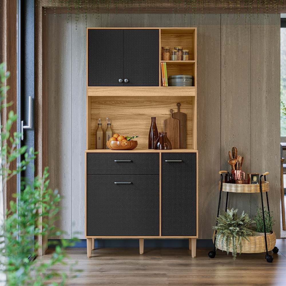 COZINHA ERVA DOCE 90CM – 4 PORTAS E 1 GAVETA – NICIOLI