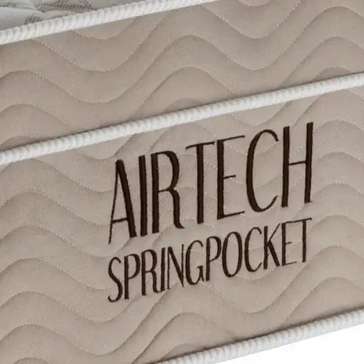Colchão Airtech Spring Pocket Queen de Molas Ensacadas 30x198x158cm Ortobom