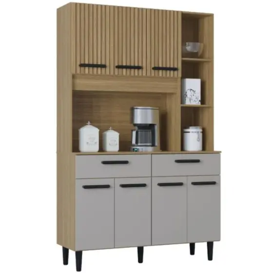 COZINHA MALU 1.00 – 7 PTA E 2 GAVETAS – POQUEMA