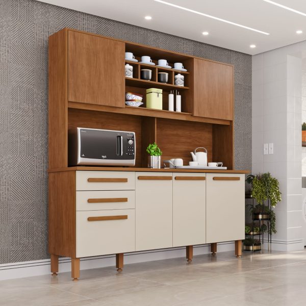 COZINHA LUNNA/LARA COM 5 PORTAS E 2 GAVETAS 1.62 CM – IMOP