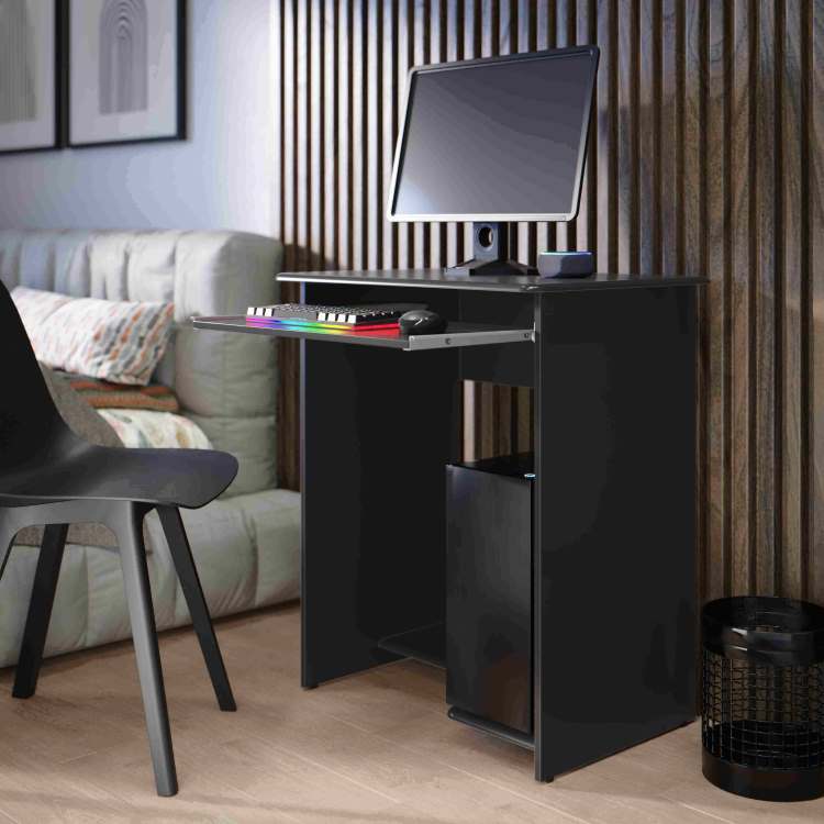 Mesa de Computador Pratica Branco EJ Moveis