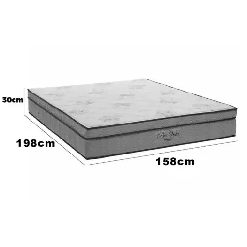 Colchão Pro Vida Queen Molas Ensacadas 30x198x158 Ortobom