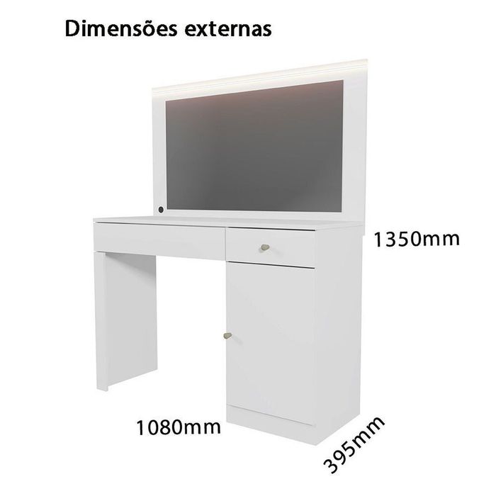 PENTEADEIRA CAMARIM NINA C/ LED – MOBLER