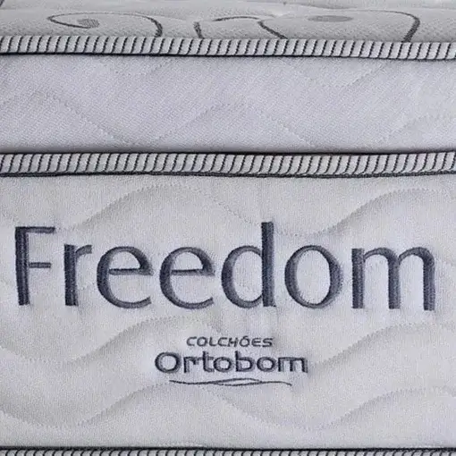 Colchão Freedom Queen Size de Molas Ensacadas com Pillow Top 32x198x158cm Ortobom