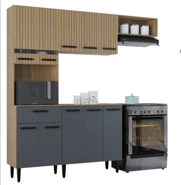 COZINHA DORA 2.00 – 10 PORTAS E 1 GAVETA – POQUEMA