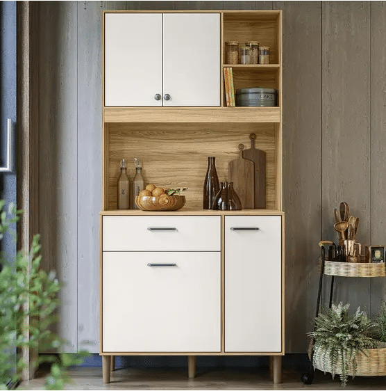 COZINHA ERVA DOCE 90CM – 4 PORTAS E 1 GAVETA – NICIOLI