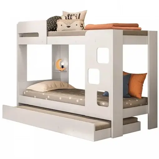 Treliche Vegas para Colchão 188×88 com Prateleira Tigus