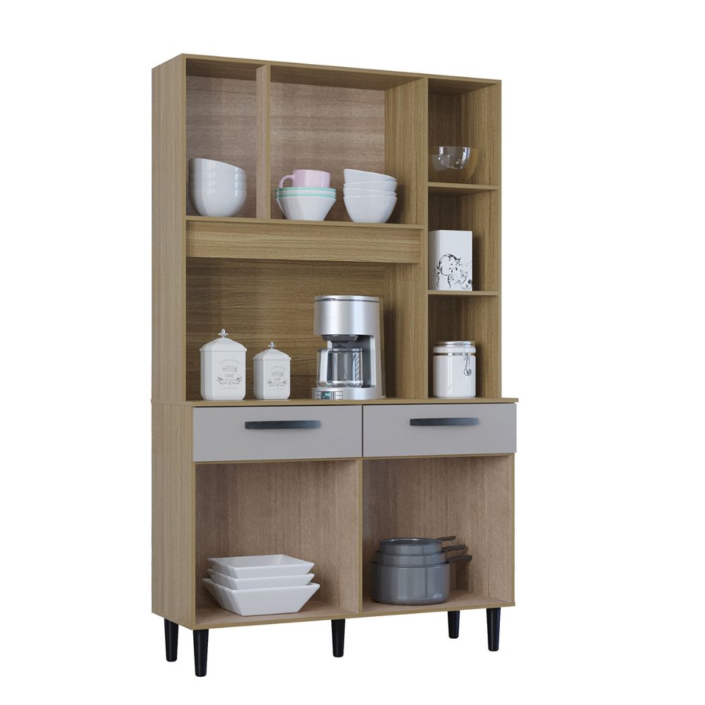 COZINHA MALU 1.00 – 7 PTA E 2 GAVETAS – POQUEMA