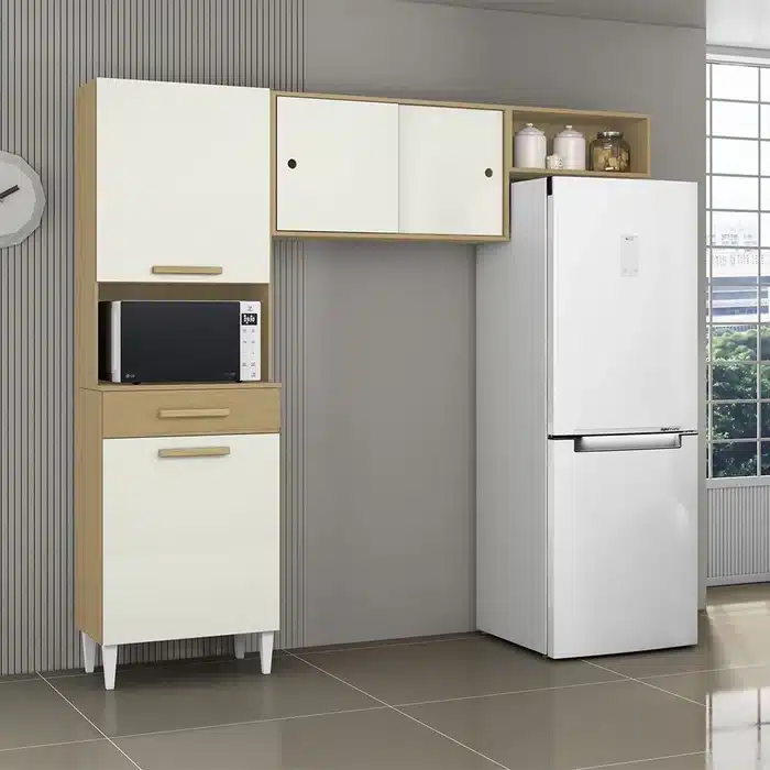 COZINHA ISABELLE 2.0 COMPACTA C/ 4 PORTAS E 1 GAVETA – ARAMÓVEIS