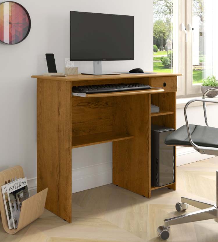 Mesa de Computador Viena Branco EJ Moveis