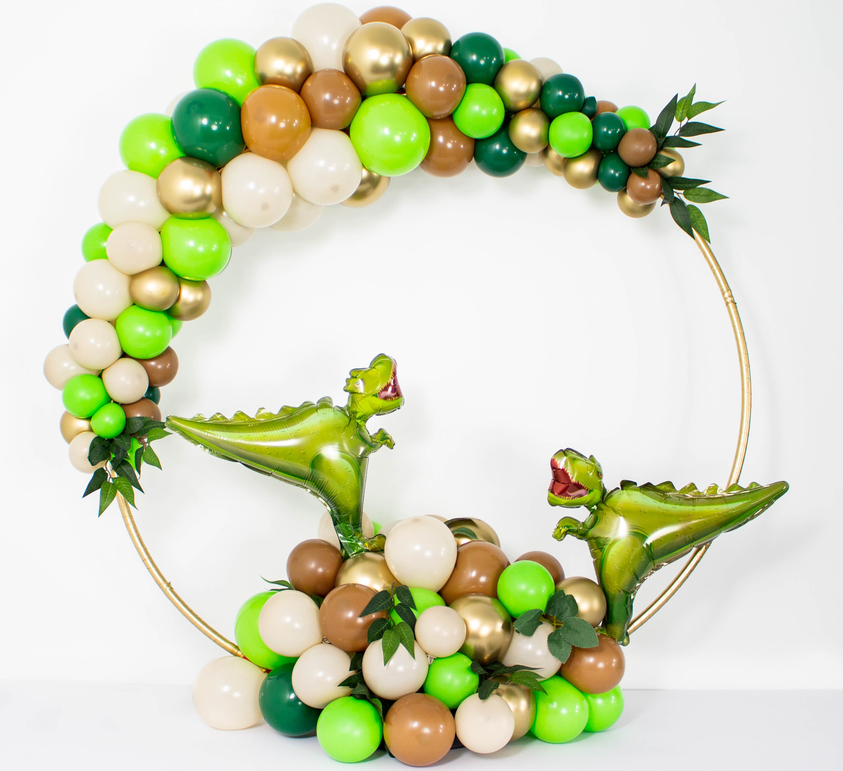 First Birthday Dinosaur Theme Balloon Hoop 