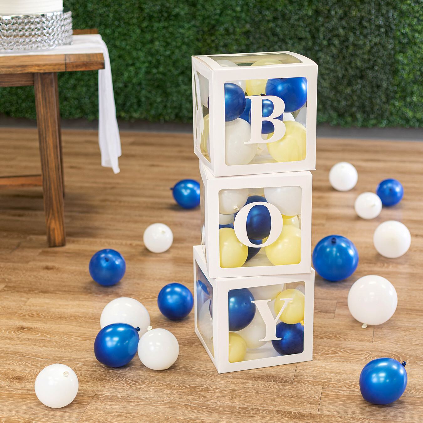 Boy Cubes 25*25*25cm each. 3pcs