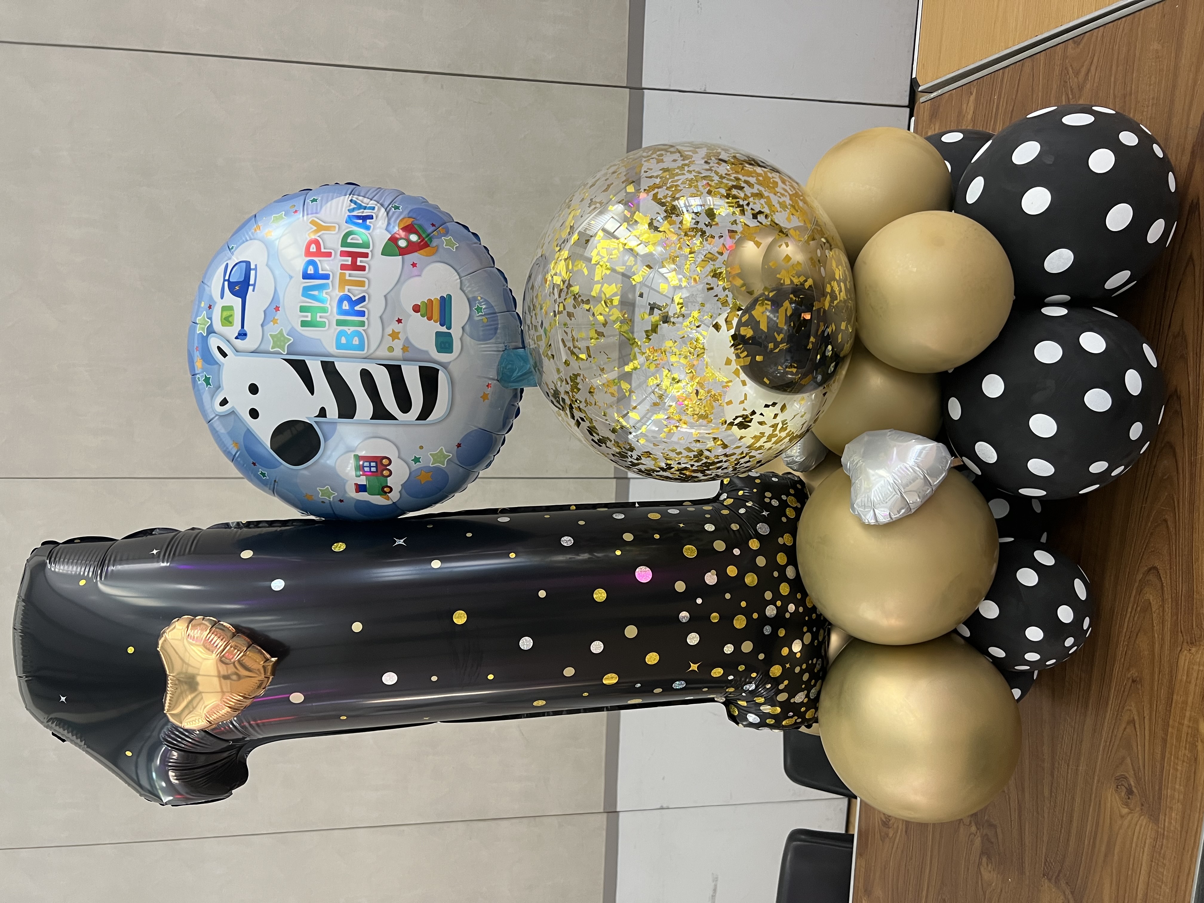 Happy First Birthday Bouquet for Boys