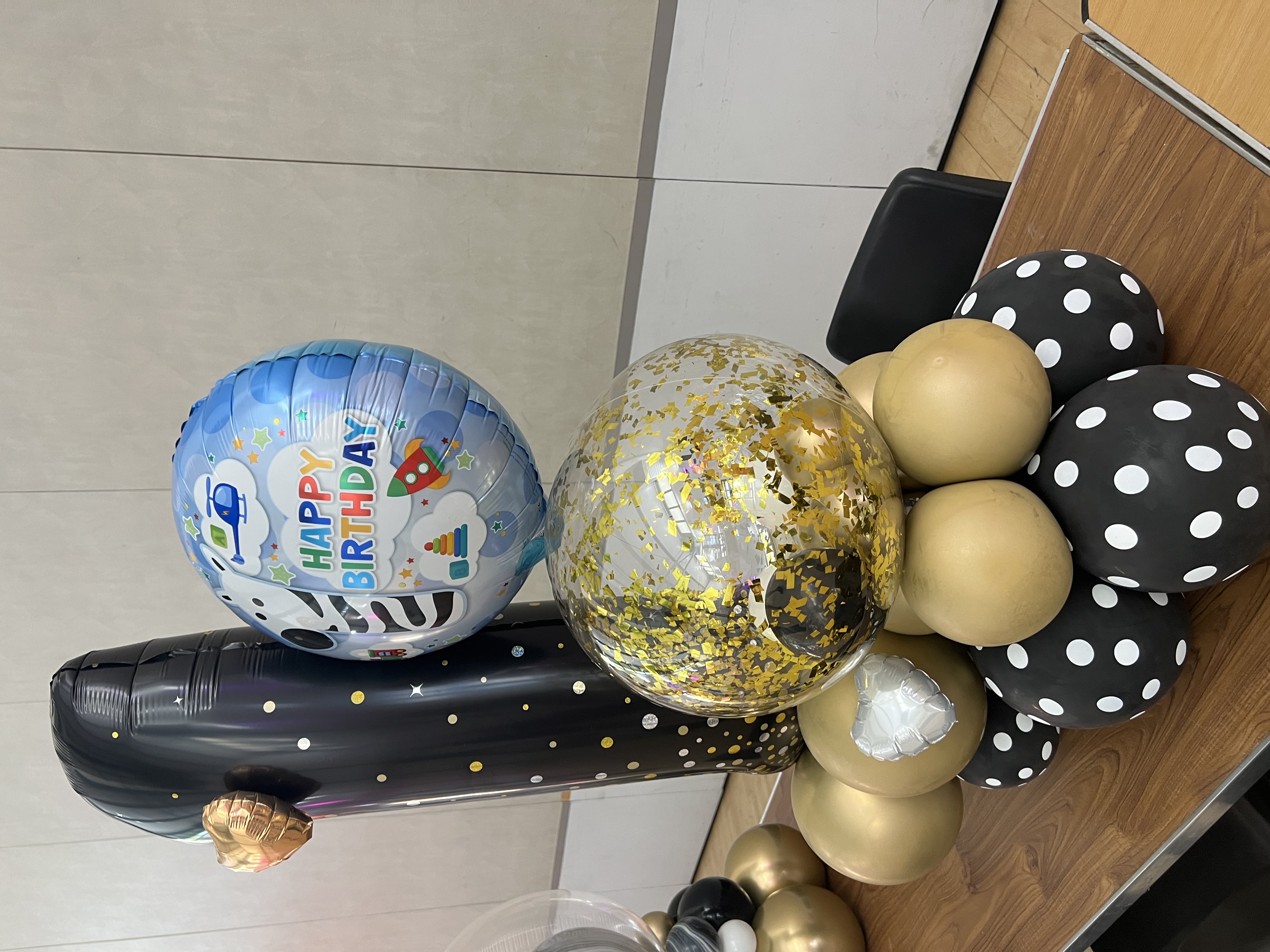 Happy First Birthday Bouquet for Boys