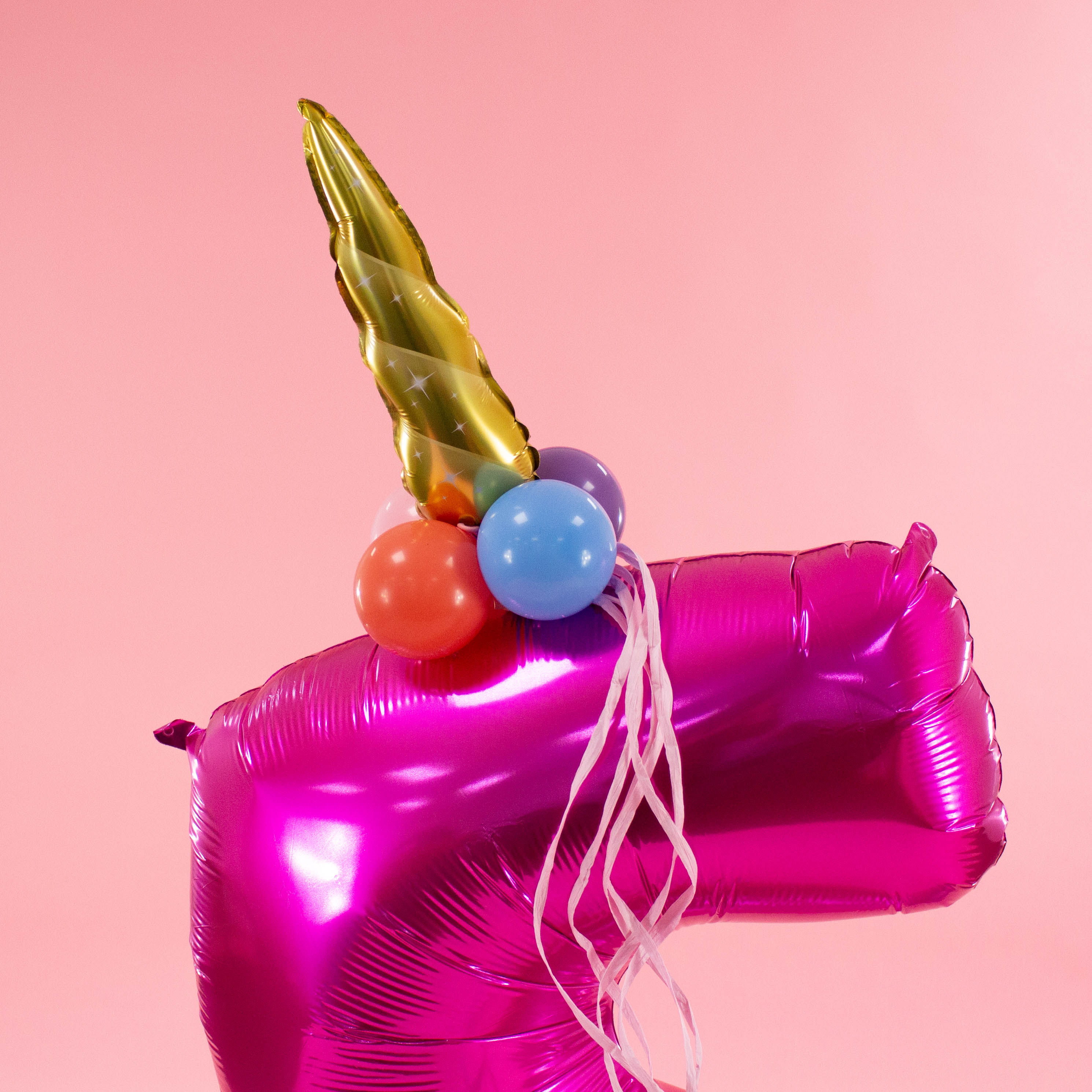 Unicorn Balloon Number 5 Birthday Bouquet